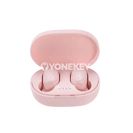 A6S TWS simsiz Bluetooth nauşnik, mikrofonly, dürli reňkler
