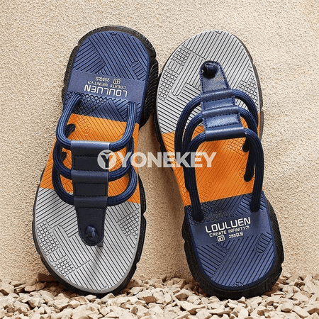 Erkekler üçin ýazky flip-flop şypbyklary, süýşmeýän we rahat