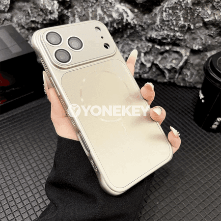 iPhone üçin magnitli mat gara gapak, zarba garşy lens goragly