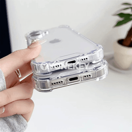 iPhone üçin açyk, ýeňil we şokdan goraýan berk gorag örtük