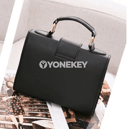 Zenanlar üçin kiçi PU deri egin sumkasy, flaply elegant model