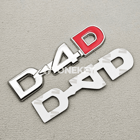 Toyota üçin 3D metal logo awtoulag stikeri