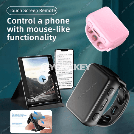 Telefony dolandyrýan akylly ýüzük: Bluetooth, surata we wideoga gözegçilik