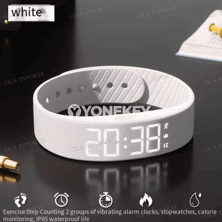 LED displeýli suw geçirmeýän akylly bilezik, sport fitnes sagady