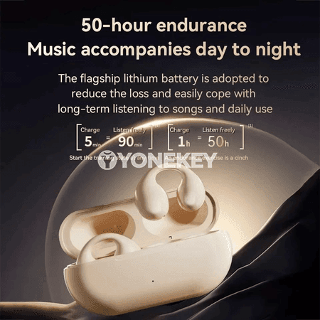 Simsiz Bluetooth earclip naýnikler, sport üçin ýeňil we amatly