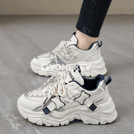 Aýal-gyzlar üçin ýeňil mesh platform krasowkalar, gündelik we sport üçin