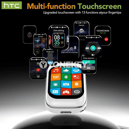 HTC NE48 Bluetooth 6.0 AI terjimeçi gulakly, 134 dil