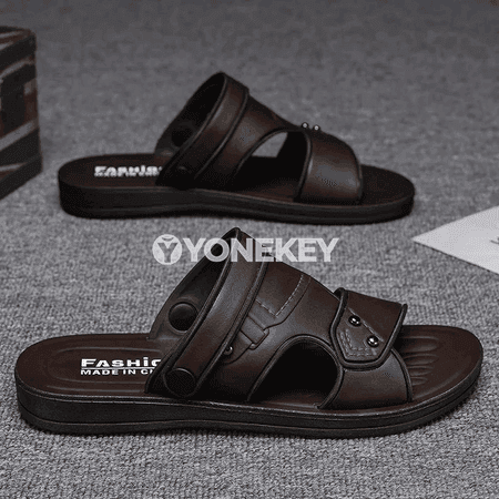 Erkekler üçin tomus sandałylar, rahat plýaž şypbyklary
