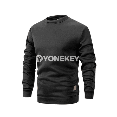 Erkekler üçin rahat giň kesimli ýyly pullover switer