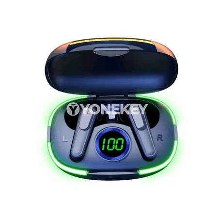 TWS Pro80 simsiz Bluetooth 5.3 nauşnikler, LED displeýli