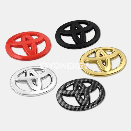 Toyota üçin 3D ABS logo rul stikeri, awtoulag bezegi