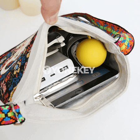 Zenanlar üçin nagyşly nylon egin sumkasy, uly göwrümli gündelik model