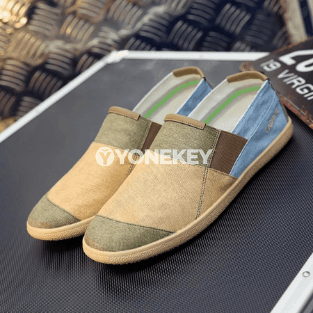 Erkekler üçin ýazlyk kanwa loafers, ýeňil we rahat gündelik aýakgap