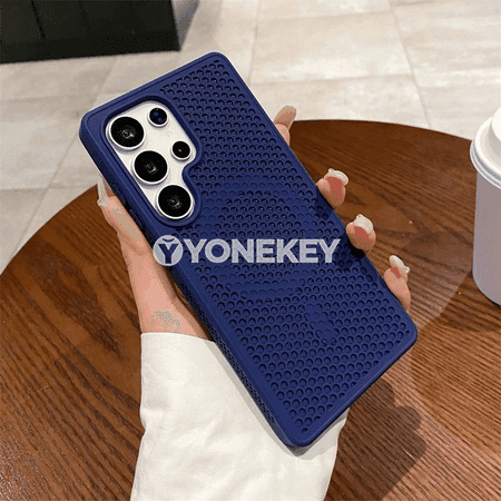 Samsung S22/S23/S24/S25 üçin magnitli dem alýan gorag gabyk