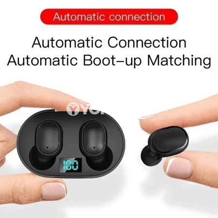 E6S simsiz Bluetooth gulaklylygy, mikrofonly, ses azaldyşly