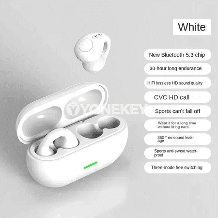 T75 simsiz bone conduction Bluetooth nauşnikler, sport üçin