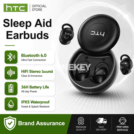 HTC NE91 Bluetooth uky uklaýyş nauşnikleri, ANC, ýeňil TWS