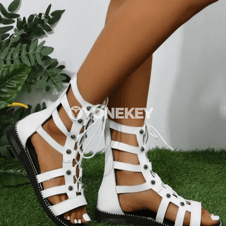 Aýal-gyzlar üçin moda tekiz sandallar, ýeňil we rahat