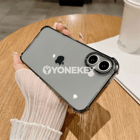 iPhone üçin transparent neon ýumşak silikon gaby