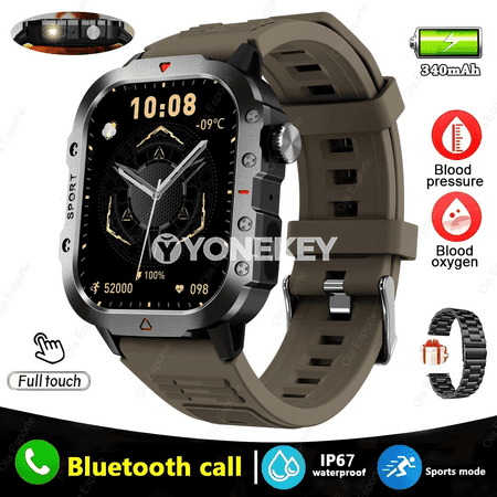 Daşarky sport akylly sagat, GPS, LED çyra, uly batareýa