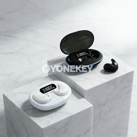 Bluetooth simsiz earhook nauşnikler, bassly, ses azaldýan