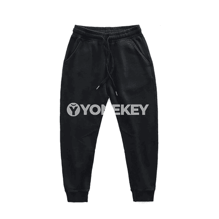 Erkekler üçin ýyly trikotaž sport balaklary, fleece bilen
